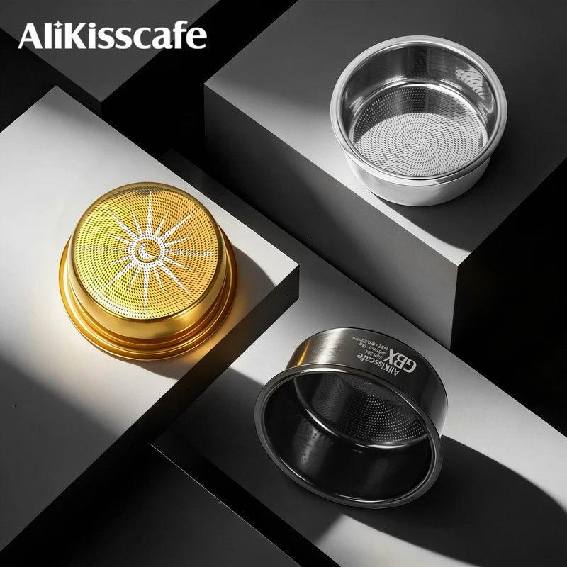 Precision 58mm Espresso Filter Basket for Portafilter Coffee Machines