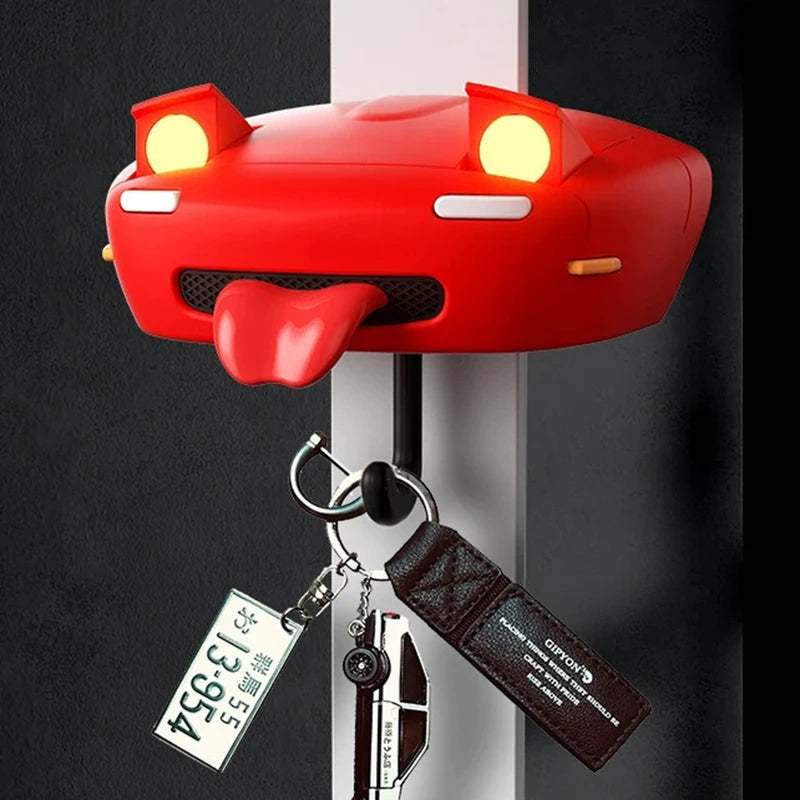 AE86 Car Headlight Key Hook - Light-Up Vehicle Memorabilia Storage Rack