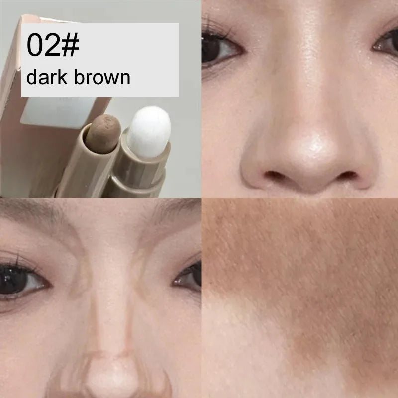 Double-Headed Contouring Stick for Face and Nose Shadow - Natural Modification