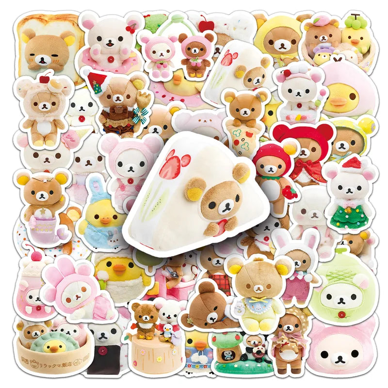 50 Pcs Cartoon Graffiti Stickers for Luggage Laptop Skateboard Waterproof Decals