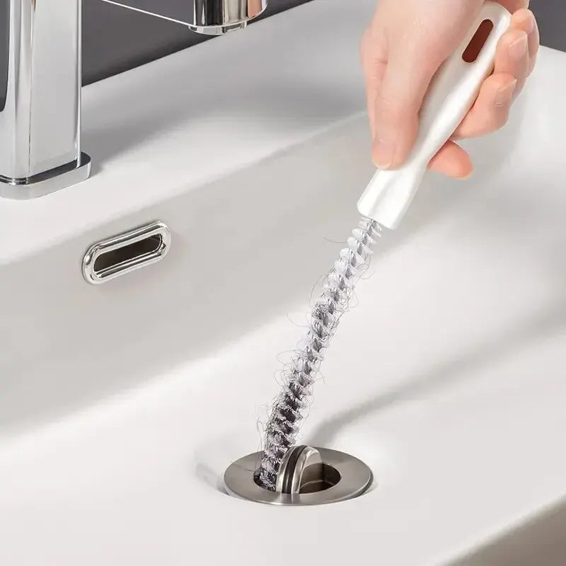 Flexible Drain Cleaning Brush for Pipes and Sinks - 48/65/71cm, Bendable Plumbing Tool