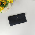 Ultra-Thin PU Leather Cash Envelope Wallet Organizer Card Holder Waterproof for Men Women