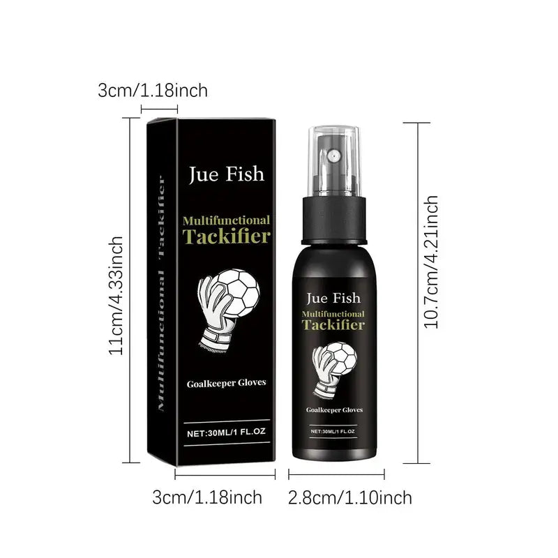 30ml Goalkeeper Gloves Grip Spray - Waterproof, Quick-Drying, Reusable