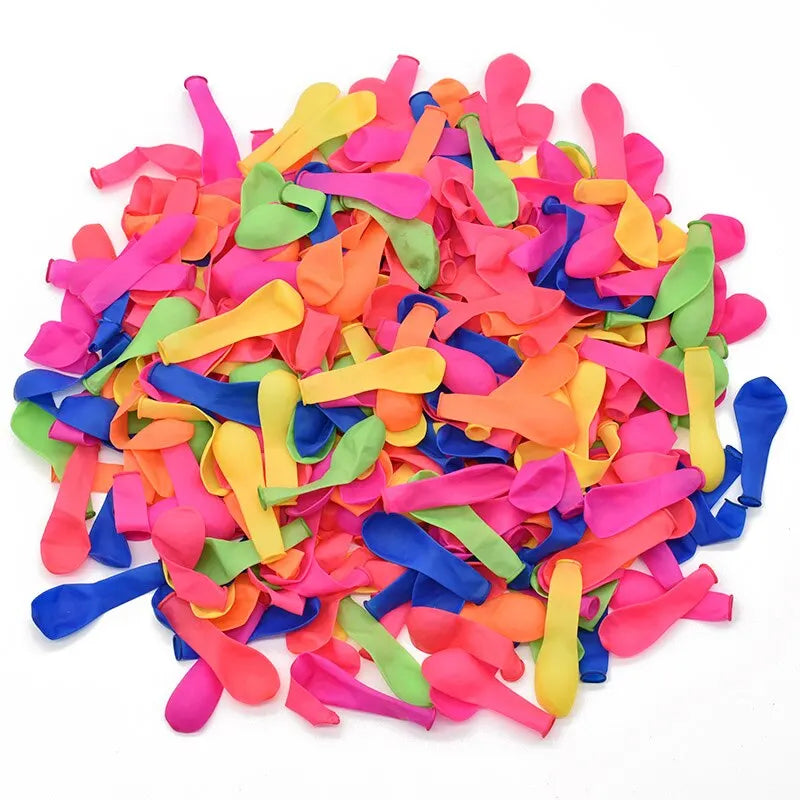 Water Balloons Bulk Pack - 500 Latex Water Bombs for Outdoor Games & Parties