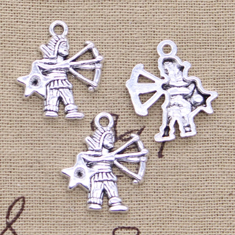 12pcs Zodiac Charm Pendant Set for DIY Jewelry - Capricorn Aquarius Aries Cancer Leo Libra Taurus Scorpio Sagittarius Gemini Pisces