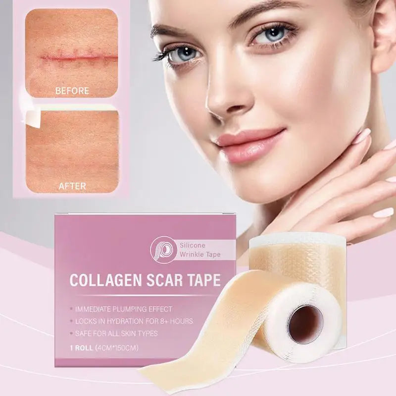 Silicone Scar Repair Tape Roll Waterproof Breathable Skin Healing Support