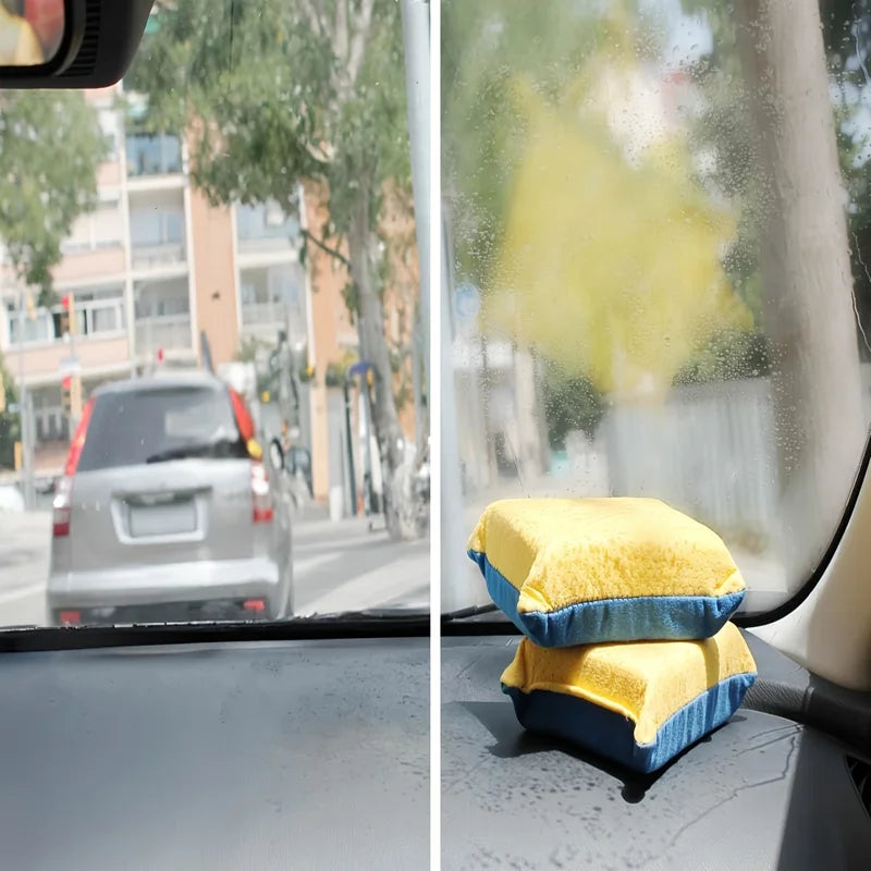 Large Super Absorbent Anti-Fog Cleaning Sponge for Cars, Mirrors & Glass