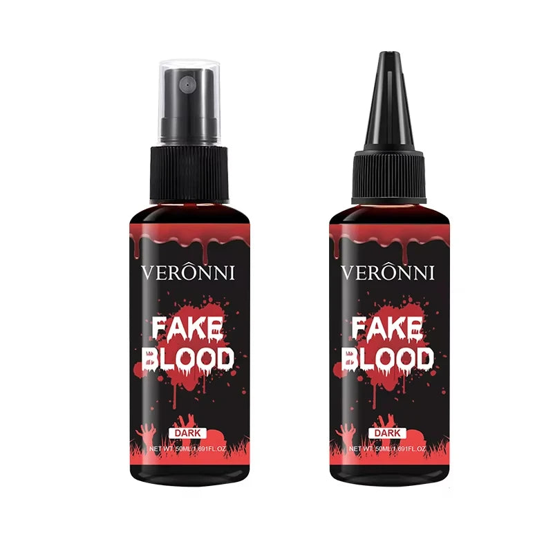 Fake Blood for Halloween Makeup - Washable, Realistic Blood Effect, 50ml