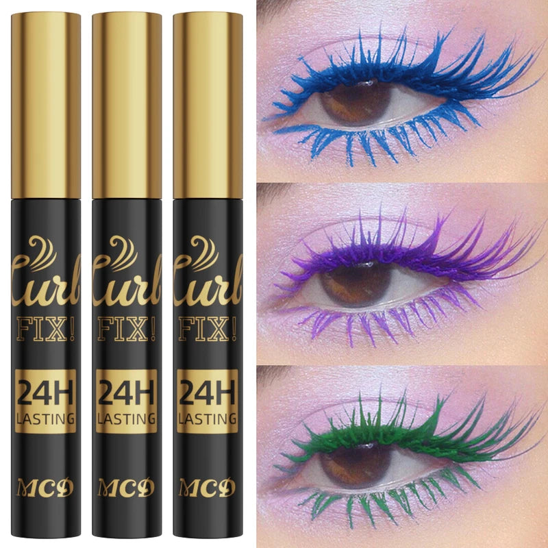 Waterproof Colorful 3D Lash Mascara Set - Long-Lasting Length & Curl for Women