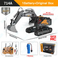 Remote Control Construction Vehicle Set - Excavator & Dump Truck Toys for Kids