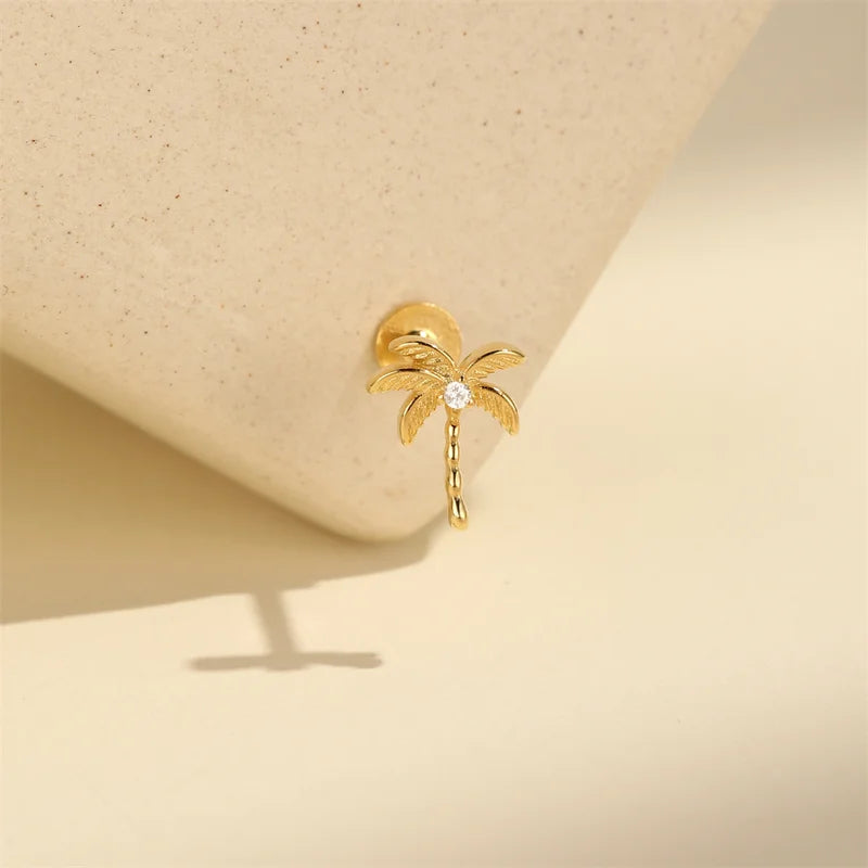Sterling Silver 18K Gold Plated Ocean Animal Earrings Hypoallergenic Jewelry for Women