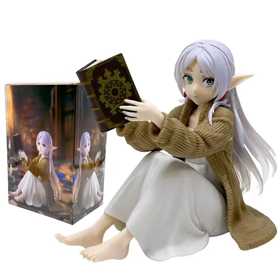 Anime Figure Desktop Toy - Frieren Beyond Journey's End Action Figurine, 12cm ABS PVC Model, No Night Suit, Multiple Colors