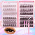 DIY Lash Extension Clusters - Reusable Natural Eyelashes with Tweezers