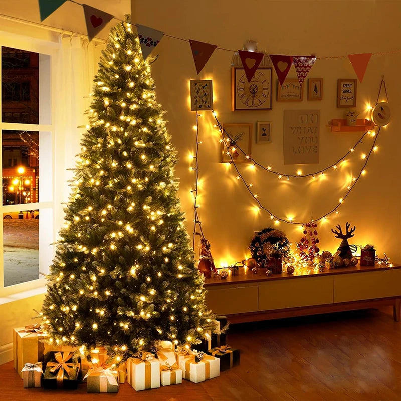 Outdoor LED String Lights for Holiday & Party Decor - 10m to 100m Options
