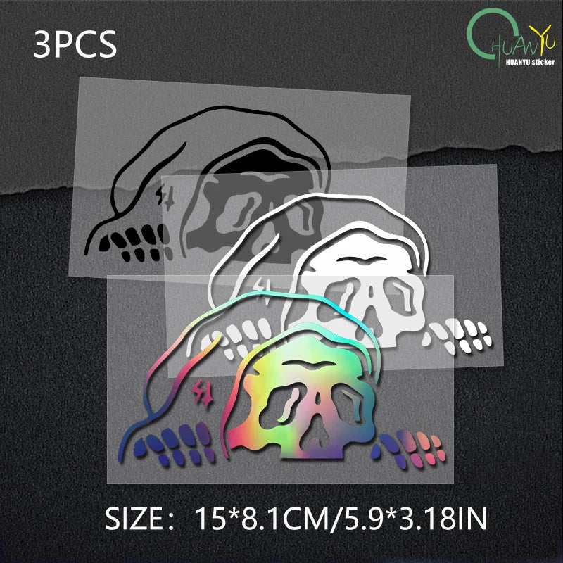 Halloween Skeleton Car Sticker Decals Windshield Window Vinyl Decor