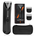 Men's Body Hair Trimmer Electric Razor Waterproof with Ceramic Blades