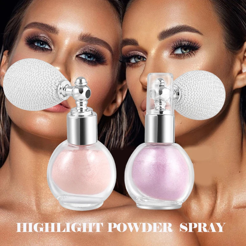 Waterproof Face & Body Spray - Long-Lasting Shine & Sweat Resistance