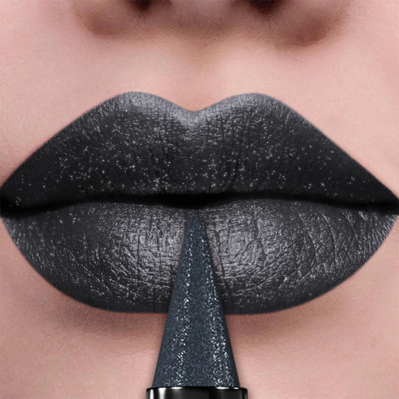 Waterproof Glitter Eyeshadow Stick - Shimmer Metallic Eye & Lip Makeup, Long-Lasting
