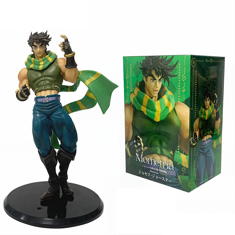 19cm Jojo Figure Bizarre Adventure Action Figure Collectible Doll - Joseph Joestar Desk Decor Toy Gift