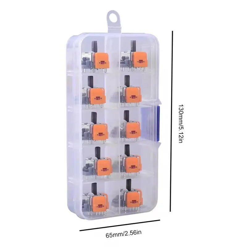 10PCS 3D Hall Effect Analog Joystick for Gaming Controllers, Compatible with PS5, PS4, Xbox, Switch