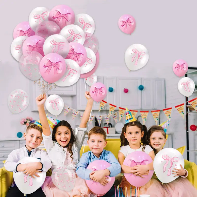 20 Pieces Pink Latex Balloon Decorations for Kids Birthday Baby Shower Wedding