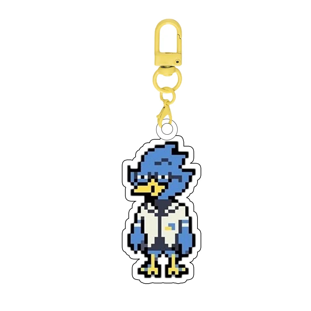 Deltarune Game Kris Susie Ralsei Noelle Acrylic Keychain Backpack Pendant Holiday Gift