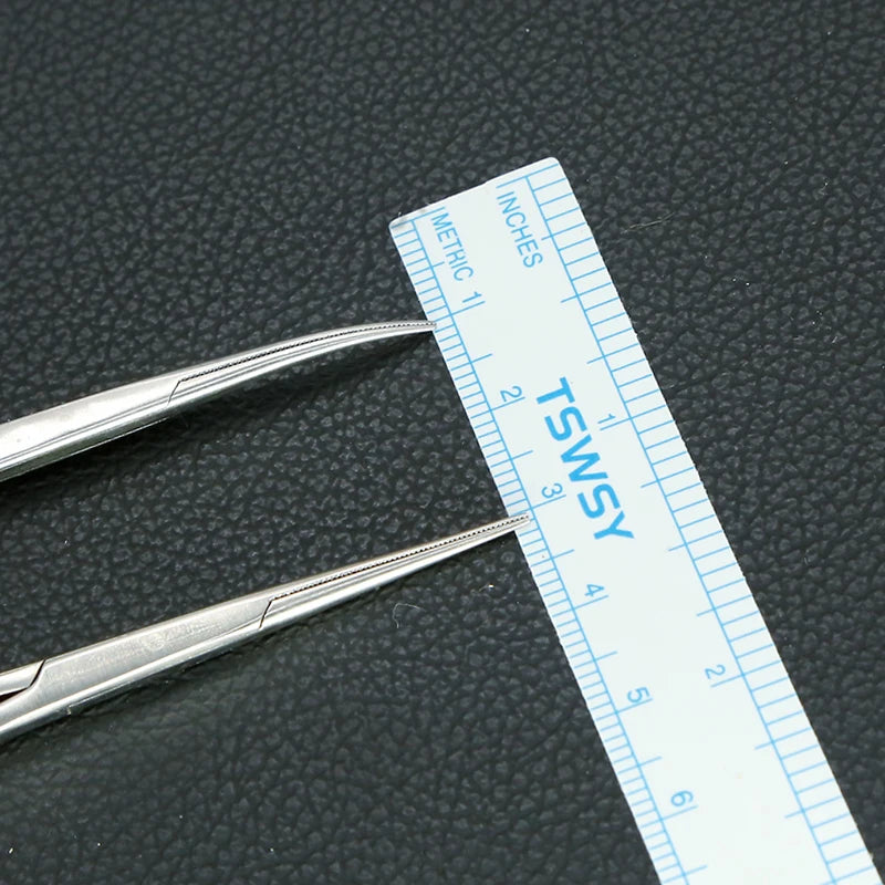 Microvascular Hemostatic Forceps Set - Stainless Steel, 12.5cm, Multiple Colors
