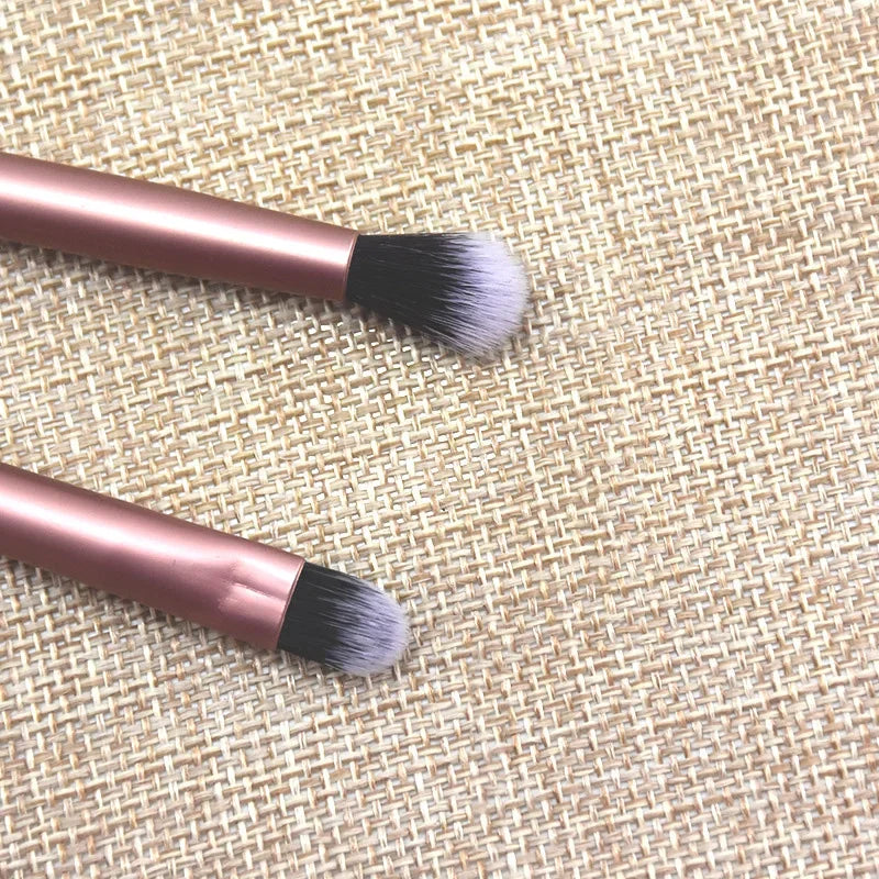 Double Ended Eyeshadow Brush Set - Professional Makeup Cosmetic Tools