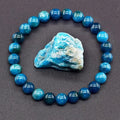 Natural Stone Bead Bracelet for Women & Men Lapis Lazuli Jewelry Gift