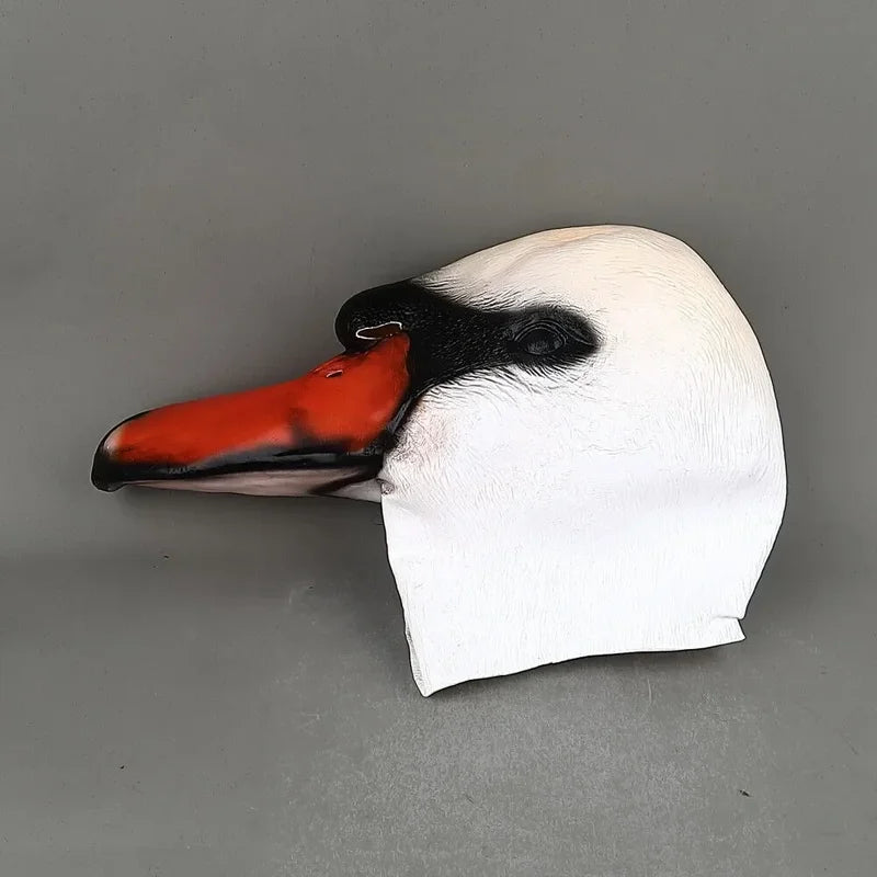 Animal Mask Goose Duck Zoo Animal Costume Mask Latex Props Halloween Cosplay