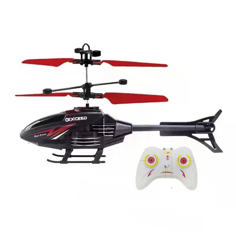 Mini Flying Helicopter Toy Remote Control Aircraft Rechargeable IR Sensor