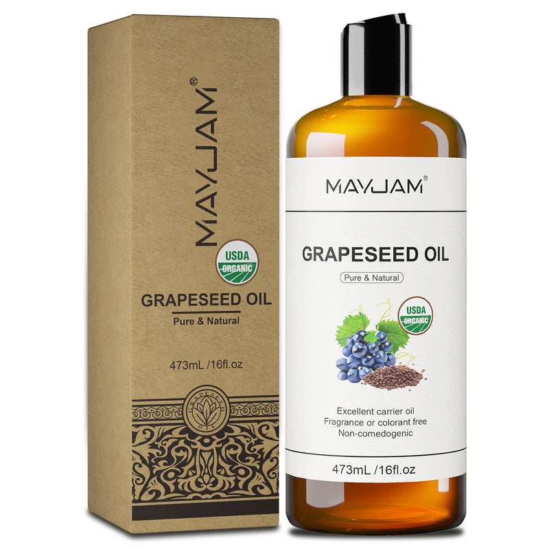 16 Fl Oz Carrier Oil Set - Coconut, Grape Seed, Castor, Jojoba, Glycerin