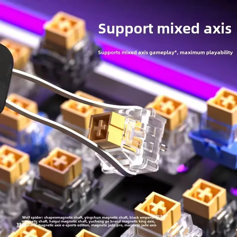 RGB Mechanical Gaming Keyboard with Magnetic Switches and 8K Polling Rate