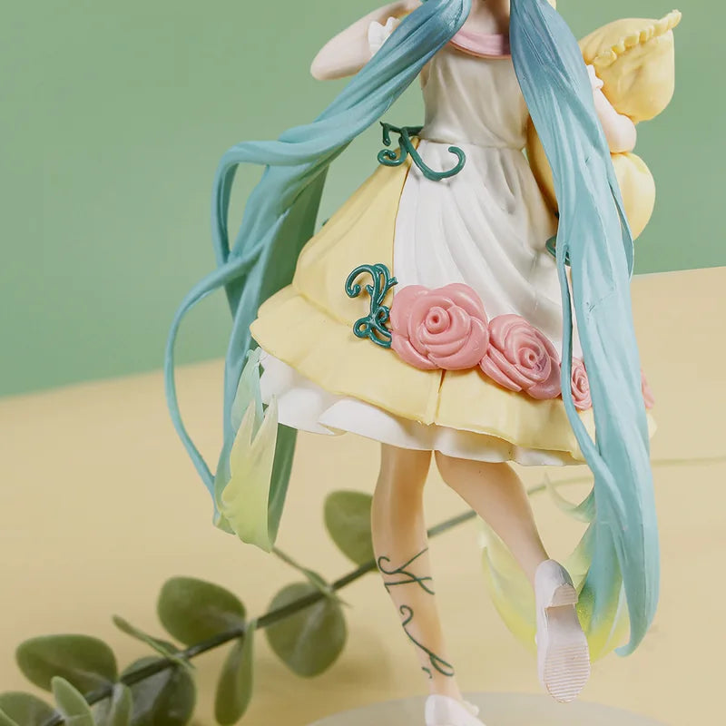 Anime Figure Fairy Mirror Car Ornament - Hatsune Miku Model Decoration Gift
