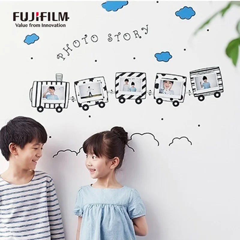 Instant Film Sheets for Fuji Instax Cameras - 10-100 White Edge Photo Paper