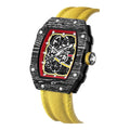 Trendy Ultra-Thin Wine Barrel Shaped Nylon Belt Quartz Watch - Fashionable Timepiece