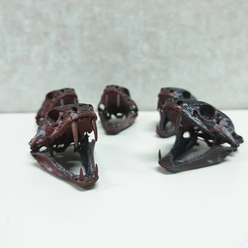 Terrifying Cobra Skull Statue Ornament - Cool Snake Skull Home Decor