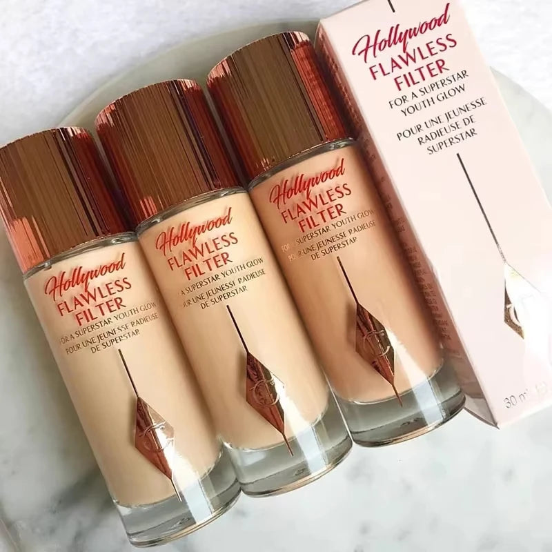 Hydrating Liquid Foundation & Setting Spray with Concealer & Powder - Flawless Makeup