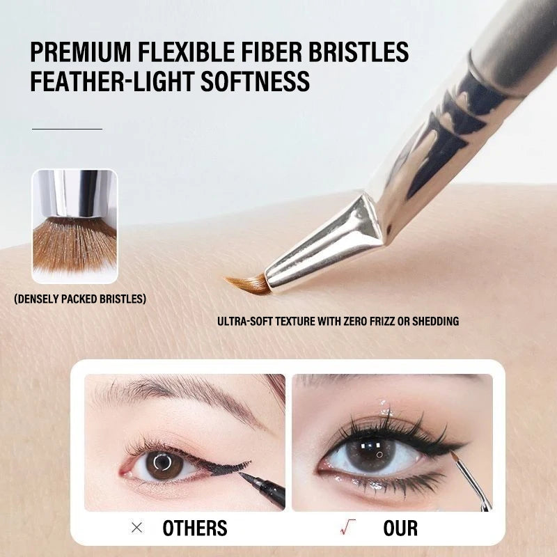7-Piece Professional Eye Makeup Brush Set with Angled & Concealer Brushes