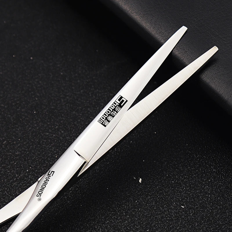 Professional Hair Cutting Scissors Set - Stainless Steel Shears for Barbers & Hairstylists