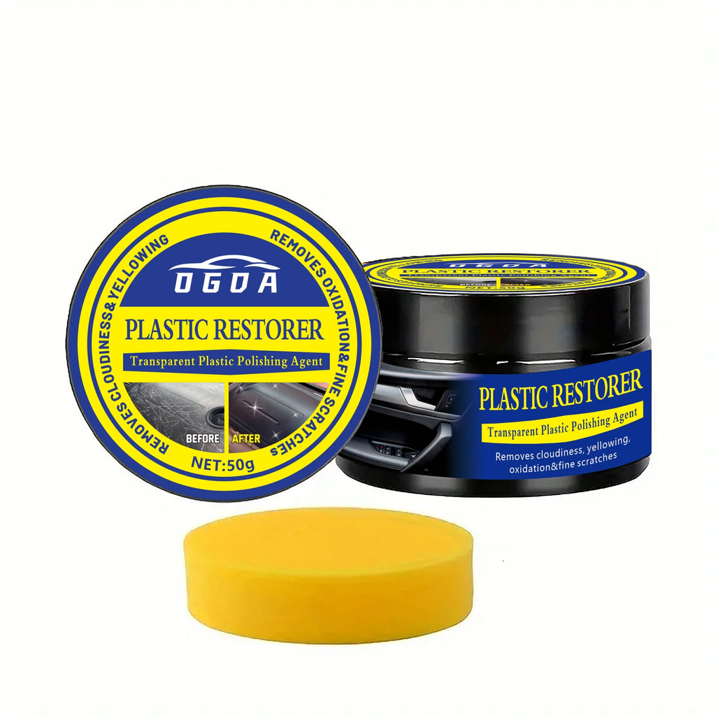 Car Interior Renovation Wax - Plastic Parts Repair, Tire Protection & Gloss