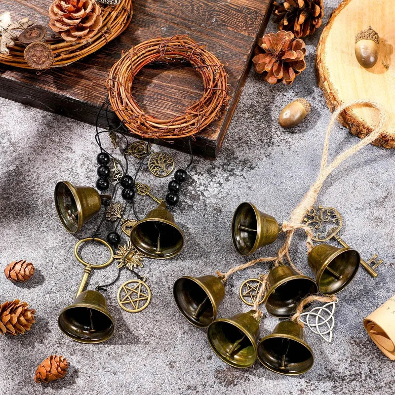 Wind Chimes for Home Decor Witch Protection Bells Handmade Door Hanger