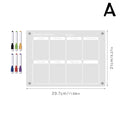 Magnetic Weekly Planner Whiteboard Calendar for Refrigerator & Metal Surfaces