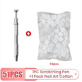 Nail Art Stamper Tools Set with Gradient Sponge and Dotting Pen for Manicure