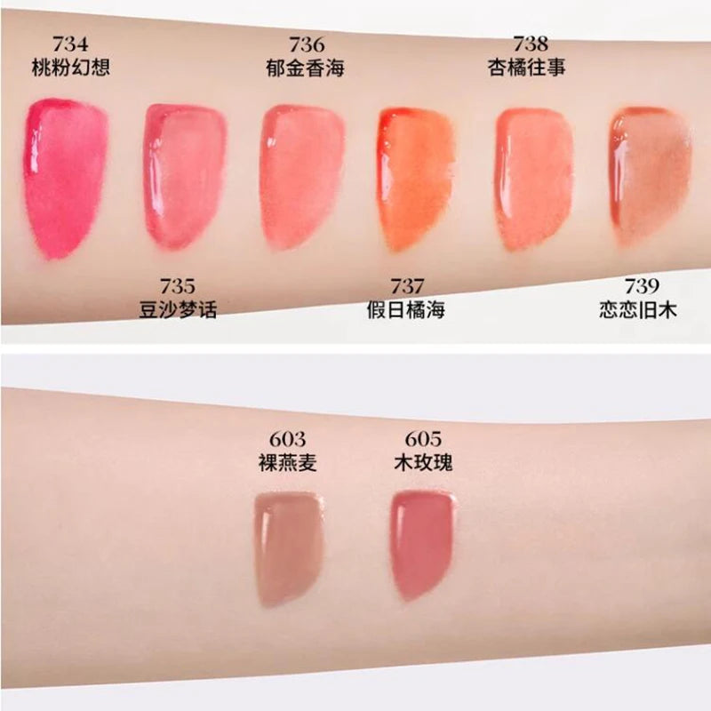 Hydrating Lip Gloss with Hyaluronic Acid - Moisturizing Lip Plumper & Shine