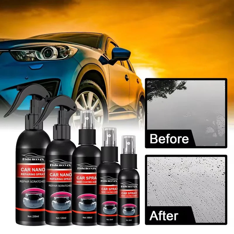 Car Ceramic Coating Spray - Scratch Repair & Hydrophobic Paint Protection