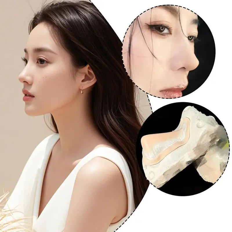 Special Effects Silicone Prosthetic Nose & Chin Kit for Cosplay Photography Halloween