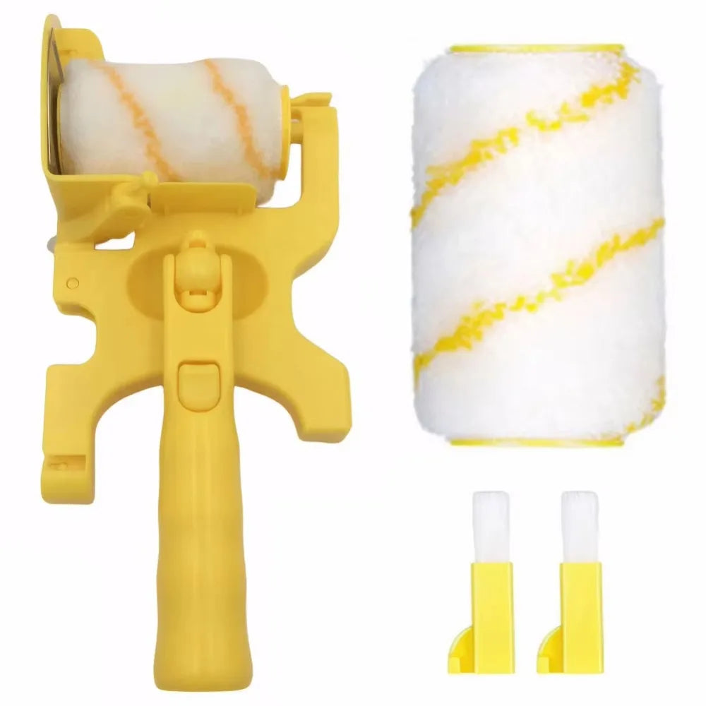 Paint Edger Roller Brush Set - Multi-Use Hand-Held Wall Repair Tool