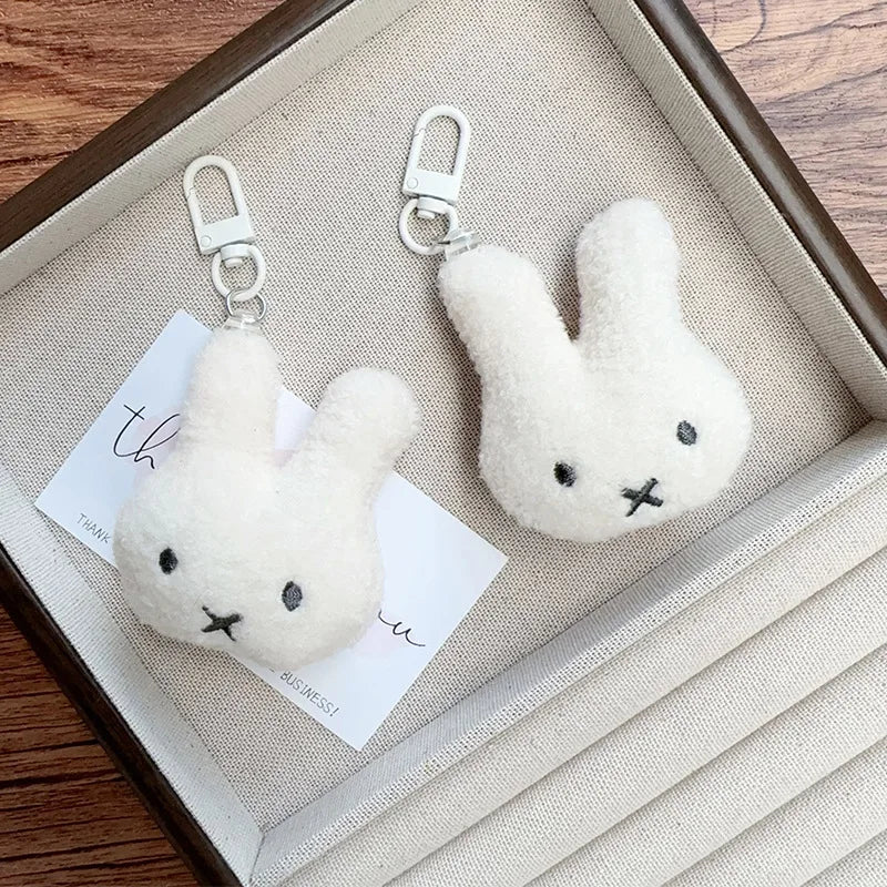 Cute Miffy Keychain Cartoon Rabbit Doll Car & Bag Pendant - Multiple Colors