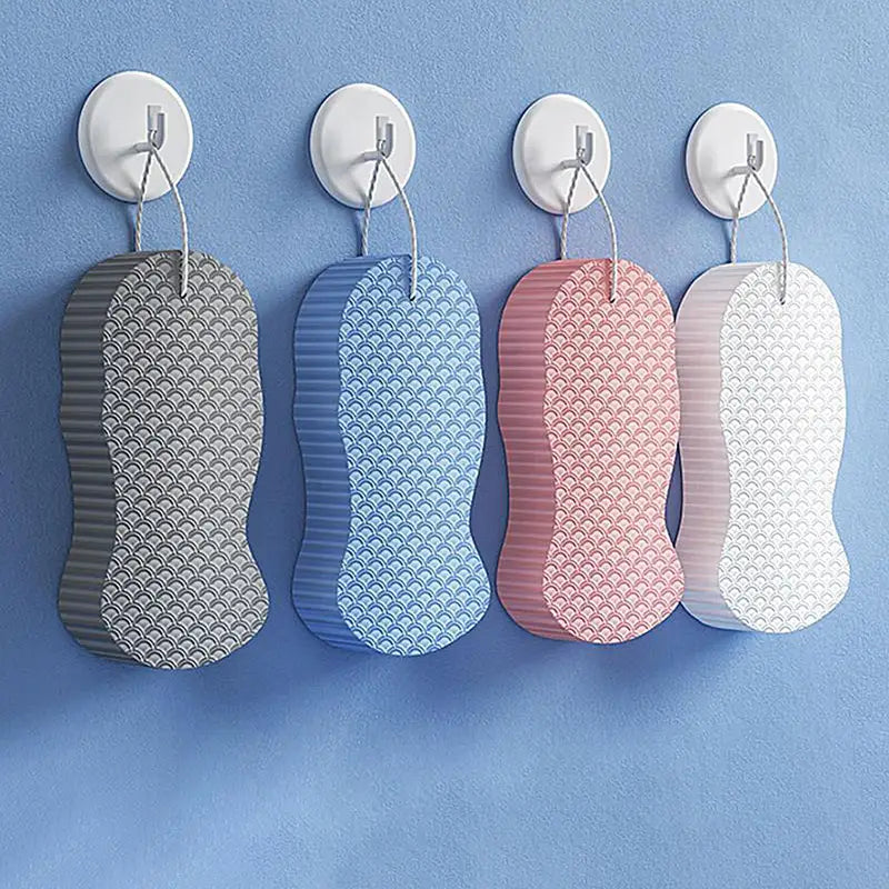 Exfoliating Bath Sponge Set - Soft, Reusable Body Washcloths for Deep Cleansing